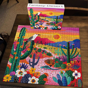 Piece di puzzle deserto fantasy 1000 pezzi